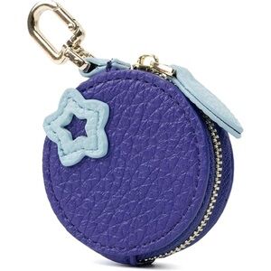 Blueberry Purse Bag Charm Zippered Coin AirTag AirPod Case NWT